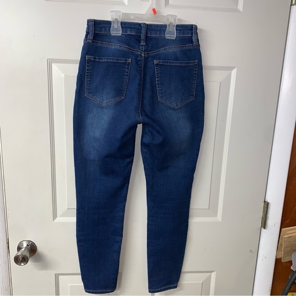 Angel Kiss EUC Dark Denim Highrise Ankle Skinny Jeans size 7 - Picture 4 of 7